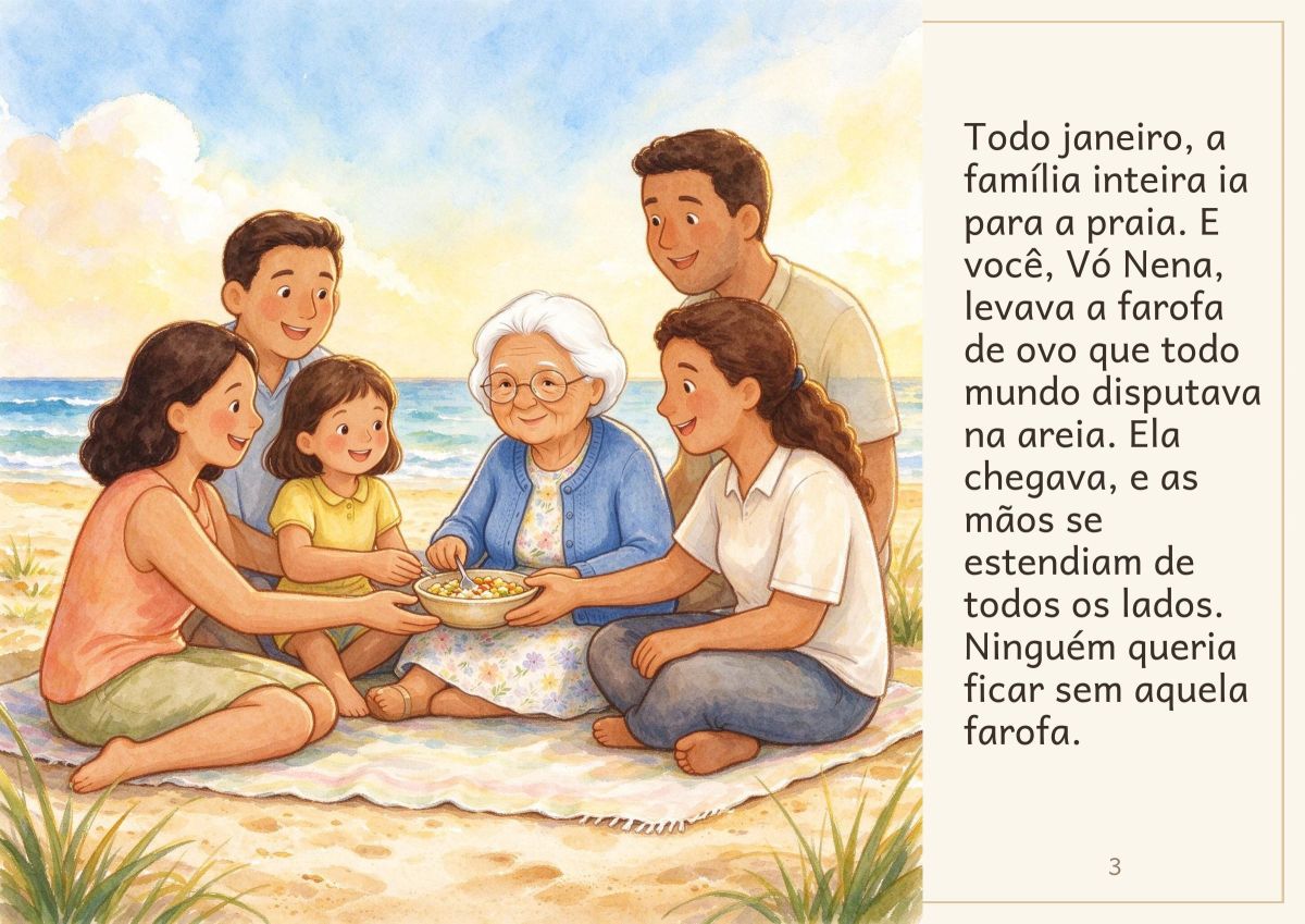 Página 1 do livro de amostra